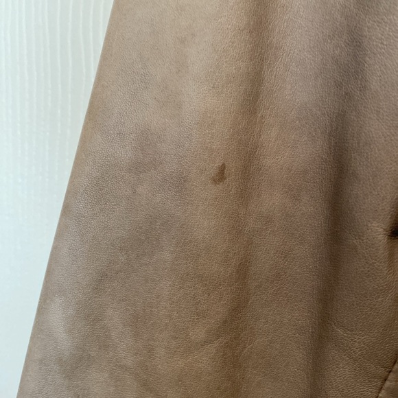 Reiss Belted Leather Trench Jacket - Picture 7 of 9